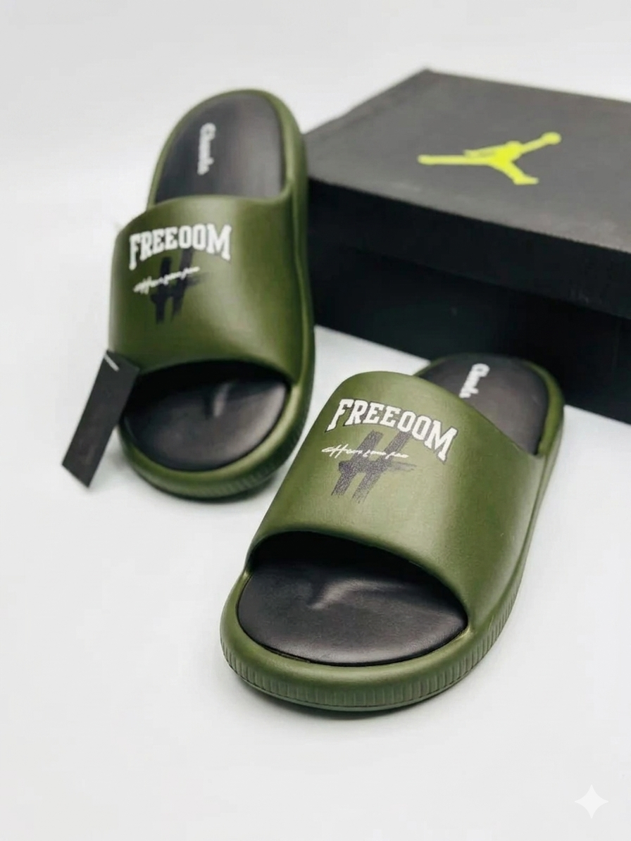 Freedom Comfort Slides – Lightweight Casual Slippers.
